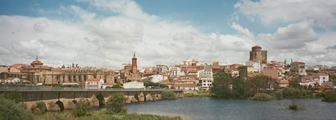 Vista aerea de Alba de Tormes